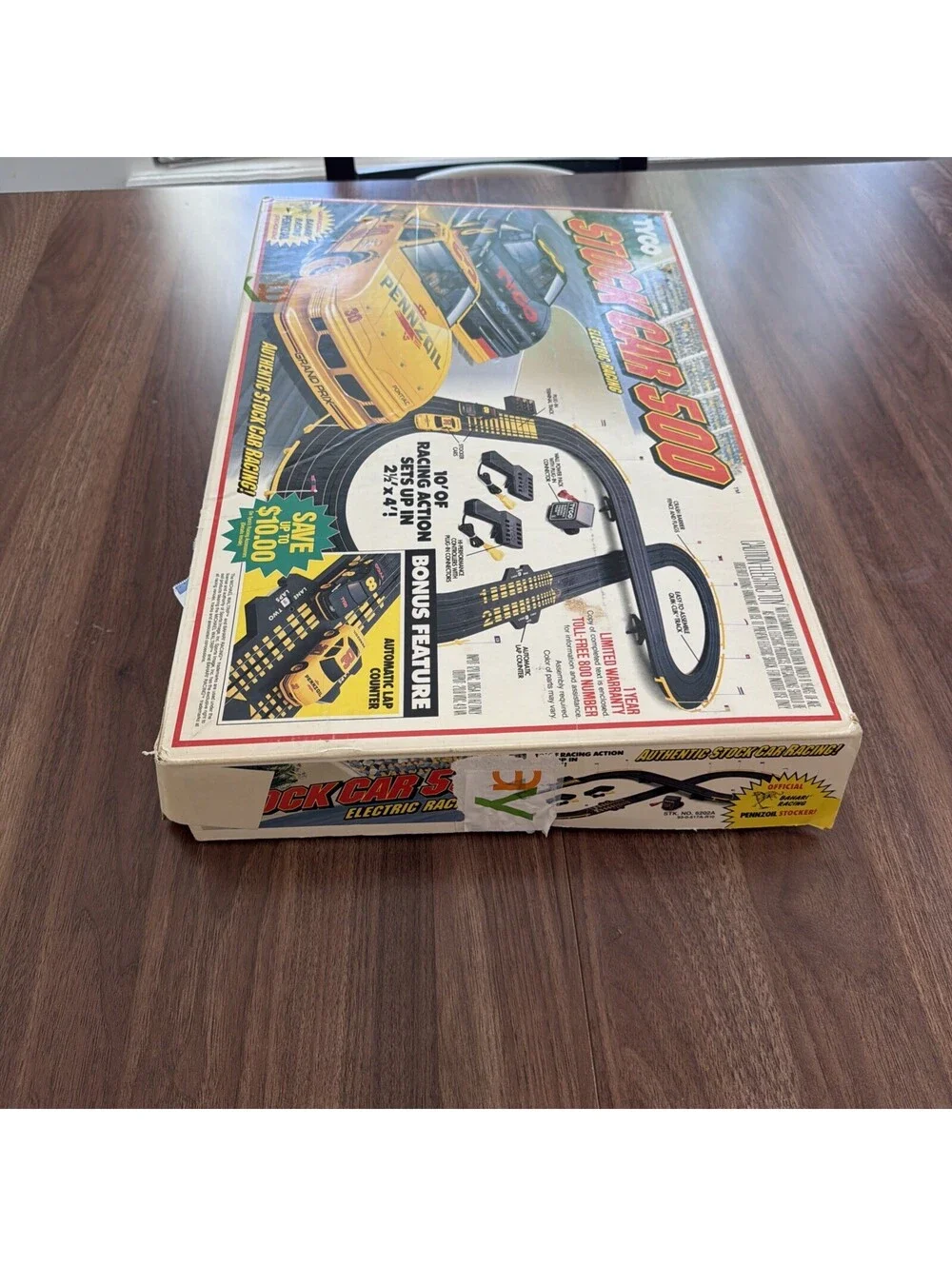 Tyco Stock Car 500 Electric Racing Vintage Slot Car Track See Full Description